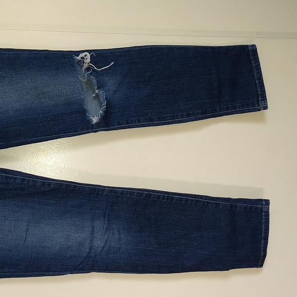 Joe's Lucille Distressed Slim Blue Jeans - Picture 5 of 17